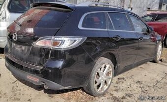 Mazda 6 2.2 D 2011 ZADNÉ SVETLA, MOTOR, PREVODOVKA, DVERE