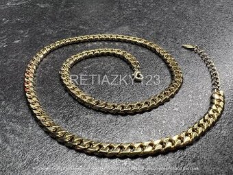 Zlatá retiazka 7mm – kubánska (Cuban Chain)