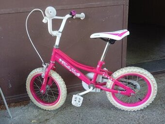Predám detský bicykel Hello Kitty 14" – pre dievčatko 3–4 r
