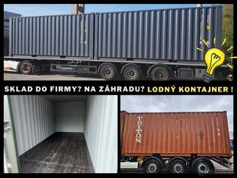 Lodný kontajner - sklad k domu, na zádradu, do firmy