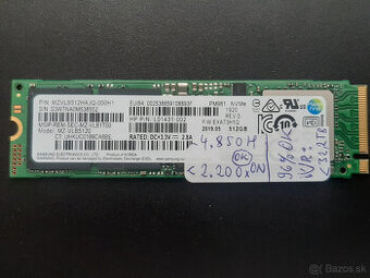 SSD 512GB M.2 SAMSUNG PM981 2280 PCIe NVMe