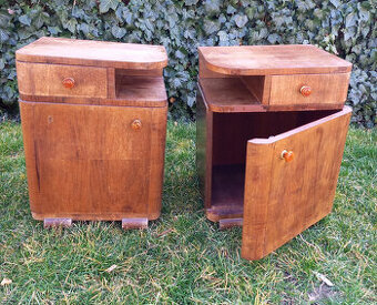 retro nočné stolíky