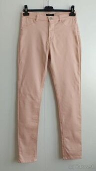 Dámske bledoružové/béžové nohavice/rifle/džínsy (Terranova)