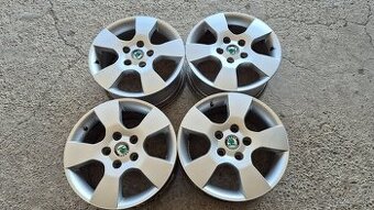 Predám zachovalé elektróny originál Škoda 5x112r15