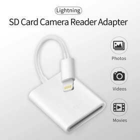 RESERVÉ - ☆ Apple ☆ Lightning to SD Card Camera Reader