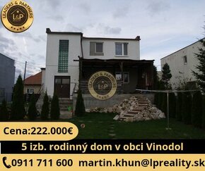 Na predaj 5 izb. rodinný dom Vinodol