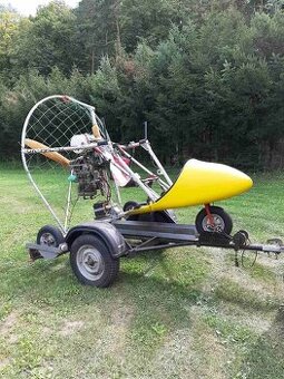 Paragliding + vozík + padák + prilba