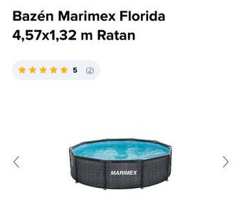Bazén Marimex Florida 4,57 x 1,32 m