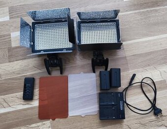 Sada LED svetiel Youngnuo YN 300 III + príslušentvo