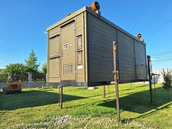 VOJENSKÝ OBYTNÝ KONTAJNER ZATEPLENÝ-6 METROVÝ-TOP-7590.-EUR