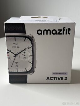 Xiaomi Amazfit Active 2 Premium Version, kožený remienok