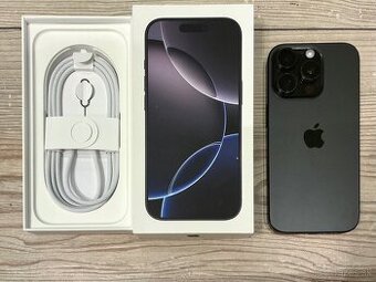 PREDAM APPLE IPHONE 16 PRO 256GB CIERNY TITAN
