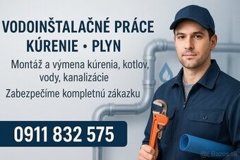 Voda,kúrenie,plyn