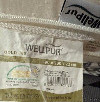 Matrace Wellpur Gold F85 (200 x 90 cm)