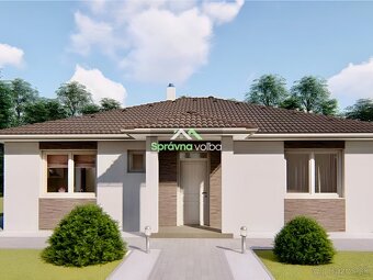 Na predaj novostavba 4-izbového domu v obci Lazany