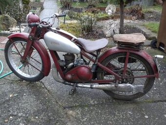 JAWA VILLIERS r.v.1934 bez dokladů dlouhá léta na půdě - 1