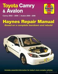 Toyota Camry a Avalon 2002-2006 - opravárenský manuál