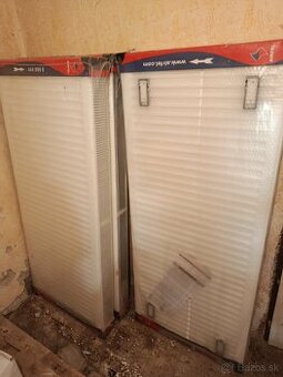 Nepoužité nové radiátory + nový rebríkový radiátor