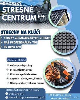 🔨 STRECHY NA KĽÚČ DVORSKÝ