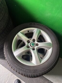 5x112 Elektróny Škoda Fabia + Lentné pneumatiky