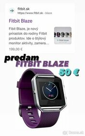Smart hodinky Fitbit Blaze fialove - 1