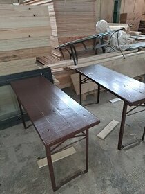 Záhradný stôl a lavička