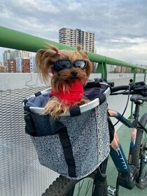 Košík na bicykel taška na bicykel pre psa pre psika na nakup