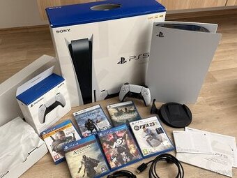 PlayStation 5 s mechanikou + 6 hier | TOP stav
