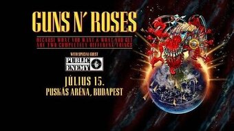 Guns N Roses - Budapešť 15.7. státie pod pódiom