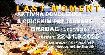 Dovolenka s cvičením Chorvátsko, KRÉTA, EGYPT, SRI LANKA - 1