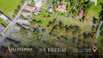 Na predaj krásny pozemok s rodinným domom v Dunajskej Strede