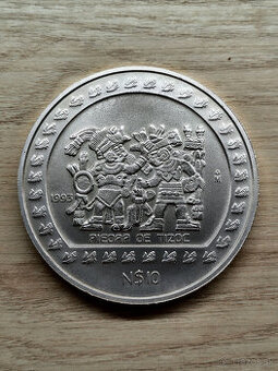 Strieborná investičná minca 5oz 999.9 Piedra de Tizoc