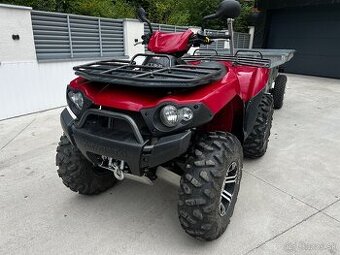 Kawasaki Brute Force 750+Výklopný Vozík+Radlica na sneh - 1