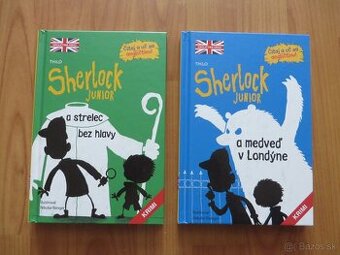Sherlock junior - krimi knižky 1.+2. diel s angličtinou-8+