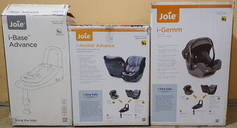 3 x Joie /autosedačka + vajíčko + isofix/