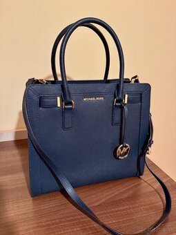 Kabelka Michael Kors - tmavomodrá
