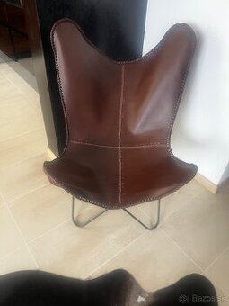Dizajnove kozene kreslo