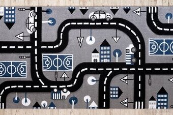 Detský koberec - ulica 170 x 120