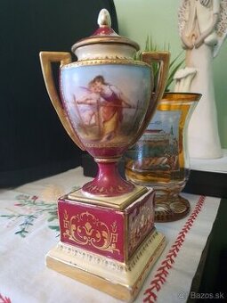 Starožitná porcelánová amfora Alt Wien