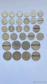 Strieborné mince kráľovnej Viktórie