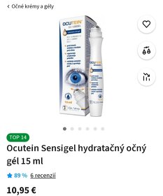 Hydratačný očný gél OCUTEIN