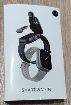 Inteligentné hodinky 2 v 1 s bluetooth slúchadlami