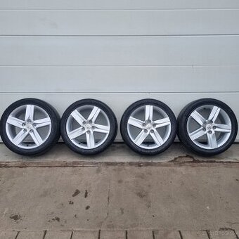 ALU disky Toyota 5x114,3 + pneu 225/45 r17 letne.