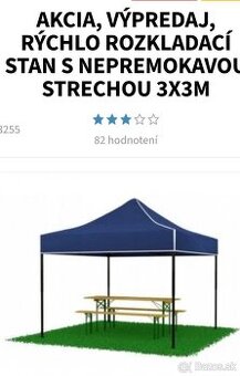 rozkladaci stan 3x 3m
