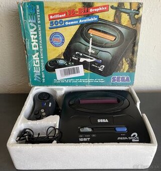 Famiclone 8-bit v tvare Sega Mega Drive