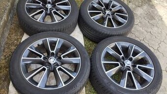 SADA ALU DISKOV 5X112 SKODA PNEU.225/50R17 98W BRIDGESTONE