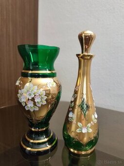 Ručne zdobený krištáľový set Valaska Bela
