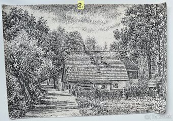 4 kresby od Ornsta Františka za 100EUR