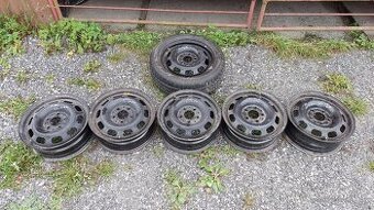 Plechové disky mercedes A 140 5x112 5.5j r15 5ks + rezerva