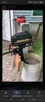 Motor Mercury 3,5 hp 2t